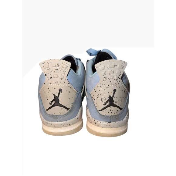 Nike Air Jordan 4 Retro University Blue Cement Grey Basketball Shoes Men 7 - Picture 4 of 7